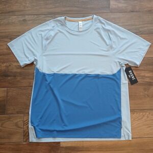 Rhone Shirt Mens Large Blue‎ Extra Mile Athletic Athleisure Training Running Gym